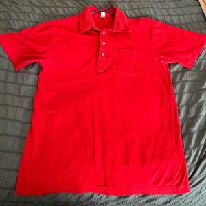 American Apparel Men’s Size M Red Polo Shirt